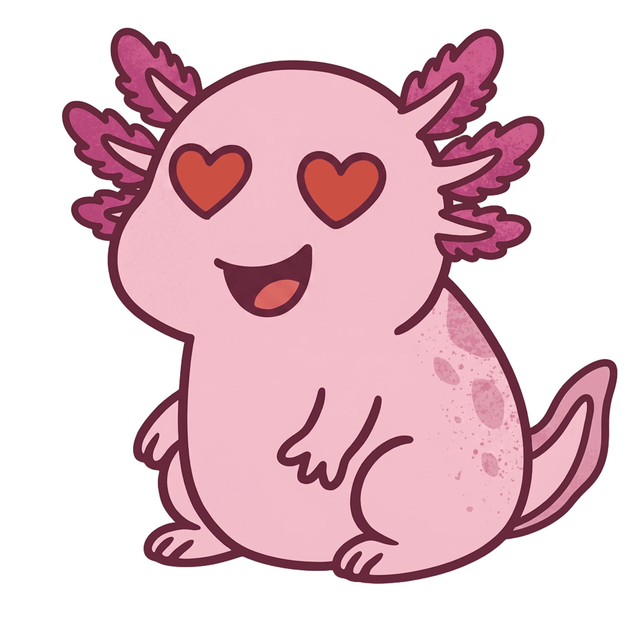Axolote enamorada